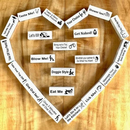 Romantic Couple Games - Jenga Tower Game - Erotic Jenga Game - Jenga for Couples - Jenga Game for Valentine's V1188-ZXY-10089