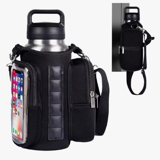 Magnetic Sports Bag with Adjustable Shoulder Strap - Includes Water Bottle Holder and Pocket - for Sports, V1188-ZXY-10095