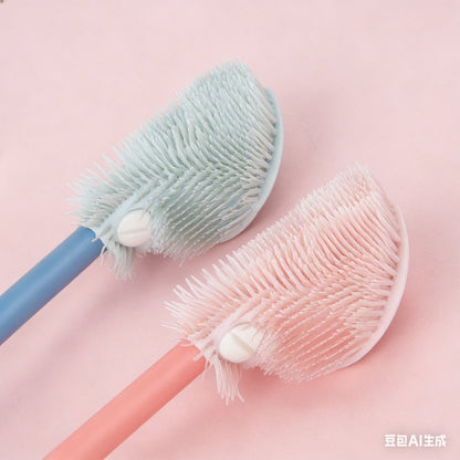 Silicone Bottle Brush - Long Handle 31cm for Deep Cleaning - Soft yet Effective Brush Head - Suitable for V1188-ZXY-10097