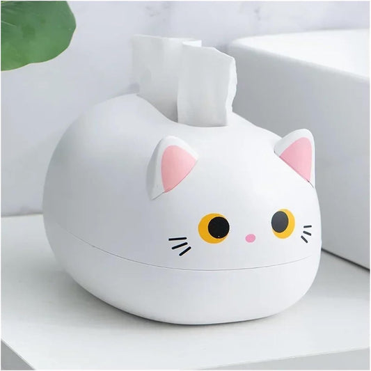Tissue Box - Tissue Box Organizer with Cat Print - Napkin Holder for the Living Room - Tissue Box for the V1188-ZXY-10109
