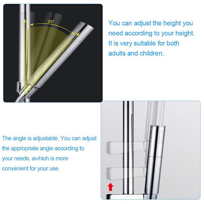 Shower head holder - Adjustable shower head holder - 45 degrees rotatable universal shower head 20-25 mm - V1188-ZXY-10132