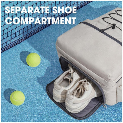 Backpack - Tennis Bag - Sports Bag - Waterproof Racket Bag - Suitable for multiple rackets with shoe V1188-ZXY-10136
