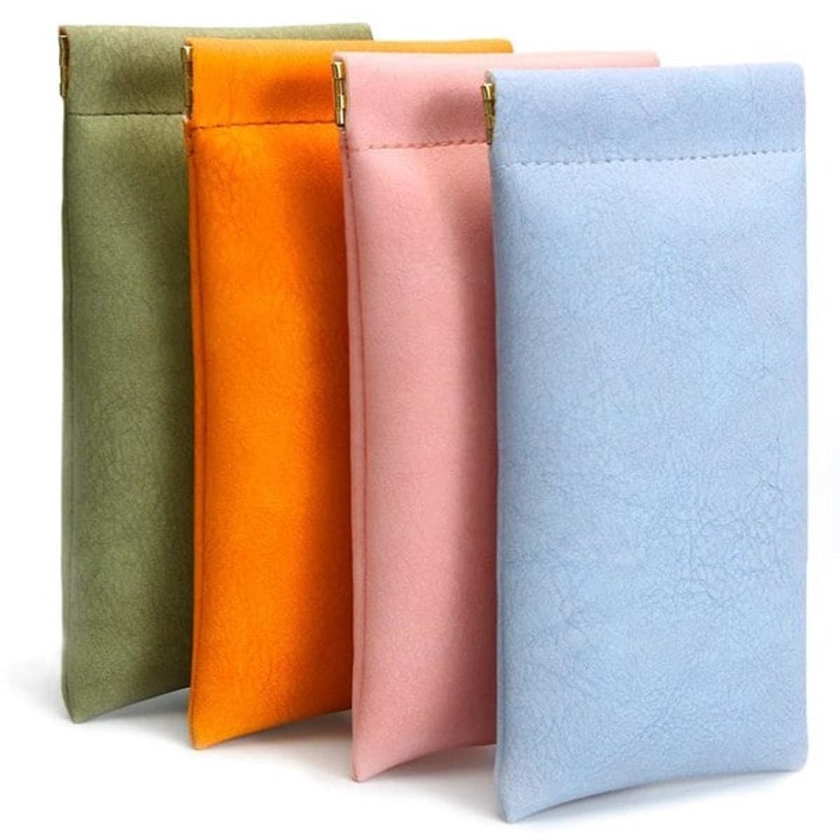 Glasses Cases - Unisex - PU Soft Case - Wallet Style - Portable 4-Pack V1188-ZXY-10139