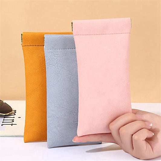Glasses Cases - Unisex - PU Soft Case - Wallet Style - Portable 4-Pack V1188-ZXY-10139