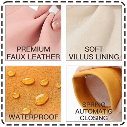 Glasses Cases - Unisex - PU Soft Case - Wallet Style - Portable 4-Pack V1188-ZXY-10139