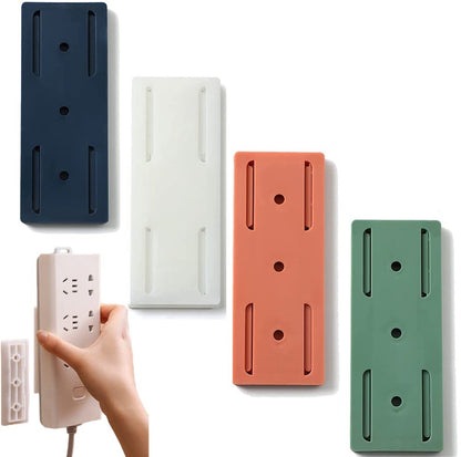 Self-adhesive - Desk socket holder - No perforation - Self-adhesive socket holder - Cable management - No V1188-ZXY-10142