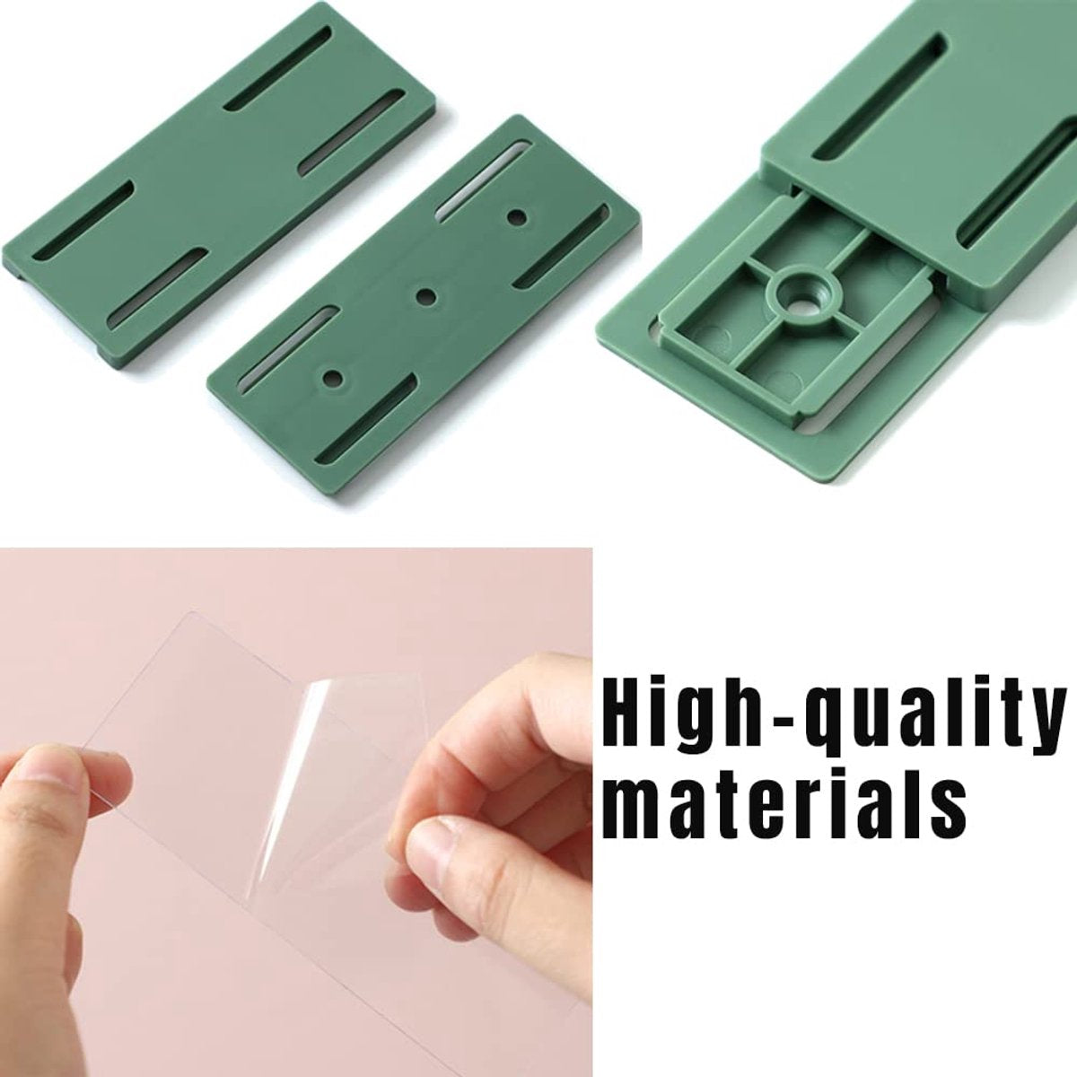 Self-adhesive - Desk socket holder - No perforation - Self-adhesive socket holder - Cable management - No V1188-ZXY-10142