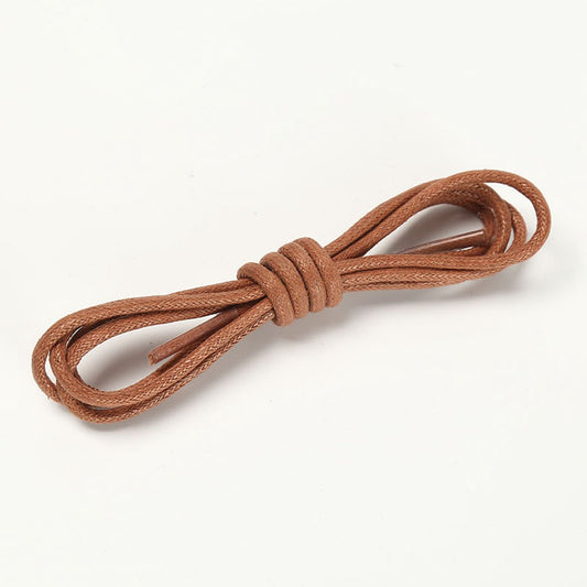 Shoelaces - 3 pairs - Waxed laces - 1/8" thick, high-quality laces - for oxfords or dress shoes V1188-ZXY-10147