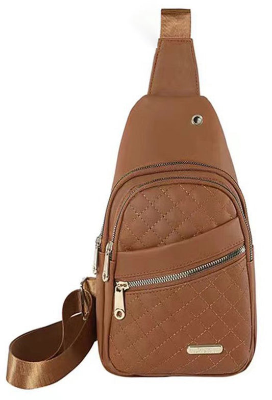 Unisex Shoulder Bag - 5 Storage Pockets & Cable Grommet - Crossbody Bag Women - Crossbody Bag Men - Crossbody V1188-ZXY-10150