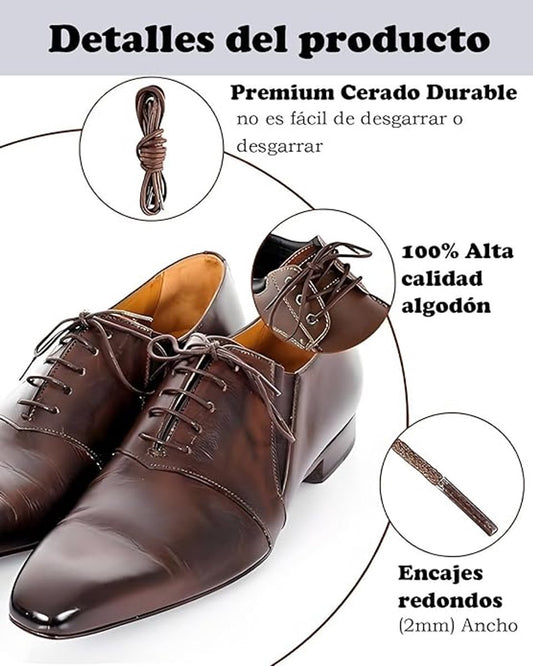 Shoelaces - 9 pairs - Laces for men's shoes - 0.9 meters long - 2.5-3 millimeters wide - Suitable for V1188-ZXY-10157