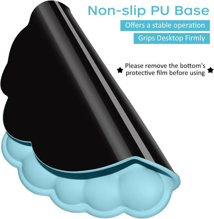 Mouse Pad - Mouse Pad with Wrist Rest - Ergonomic Mouse Pad - Mouse Pad with Leather Surface, Suitable for V1188-ZXY-10158