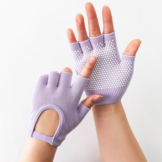 Gloves - Sports Gloves - Yoga Gloves - Fingerless Gloves - Non-slip Gloves - Unisex - Suitable for Gym and V1188-ZXY-10164