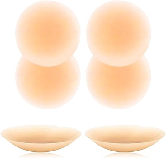 Nipple Covers (Set of 4) - Reusable Nipple Covers - Invisible Silicone Nipple Covers - Nipple Covers - V1188-ZXY-10167