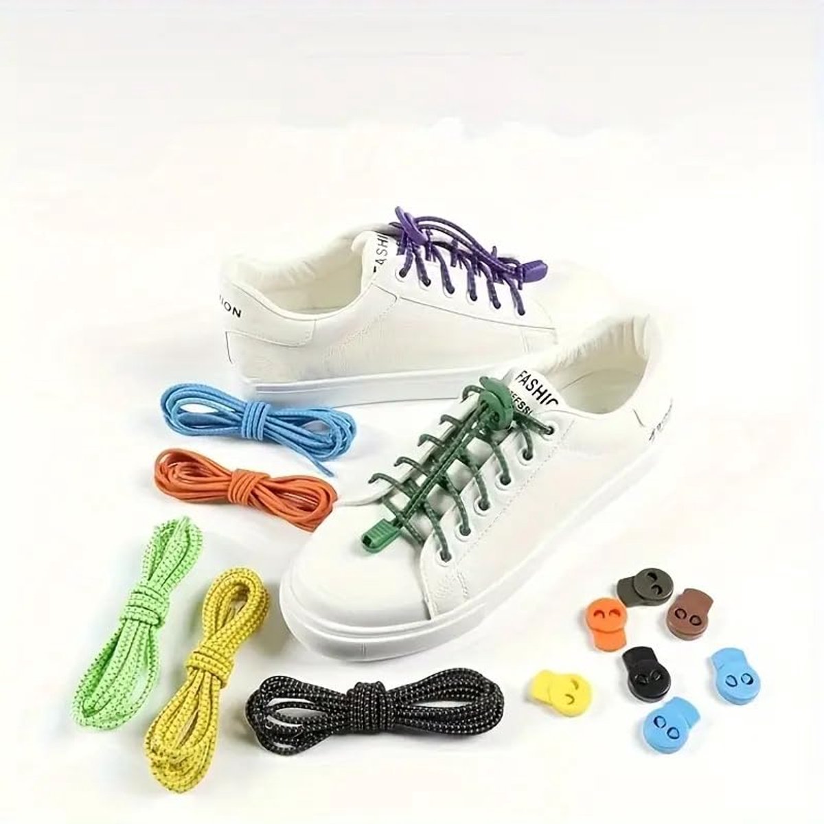 Sneaker Laces 120CM suitable for Sneakers - Elastic laces without a knot - Suitable for students and adults - V1188-ZXY-10172