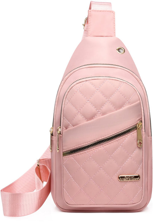 Unisex Shoulder Bag - 5 Storage Pockets & Cable Grommet - Women's Crossbody Bag - Men's Crossbody Bag - V1188-ZXY-10181