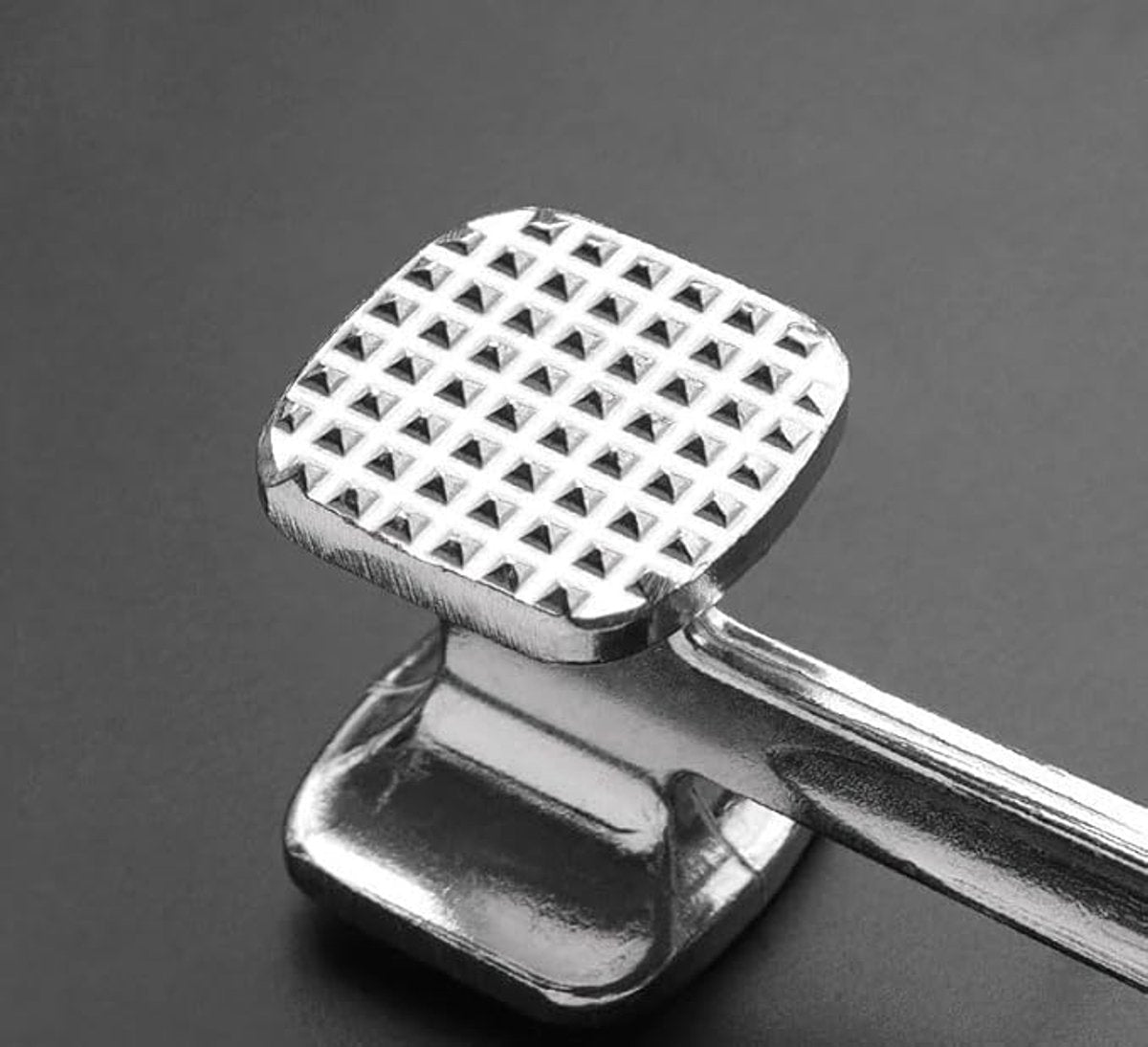 Meat Hammer Aluminum - Meat Tenderizer - Meat Beater - Kitchen Utensils - Silver Colored - BBQ Accessories V1188-ZXY-10184