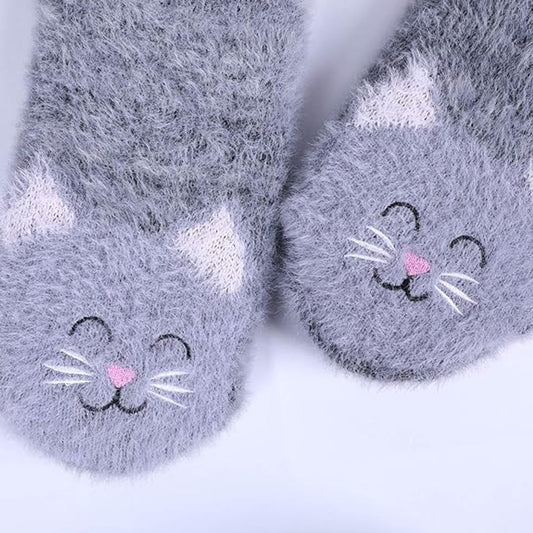 House Socks (2 pairs) - Floor Socks - Slipper Socks - Women's House Socks - Comfortable and Warm - Cute V1188-ZXY-10194