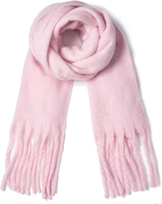 Scarf - Women's Winter Scarf - Warm and Thick Knitted Checked Scarf - Blanket Scarf - Stylish Gift - A Gift V1188-ZXY-10198