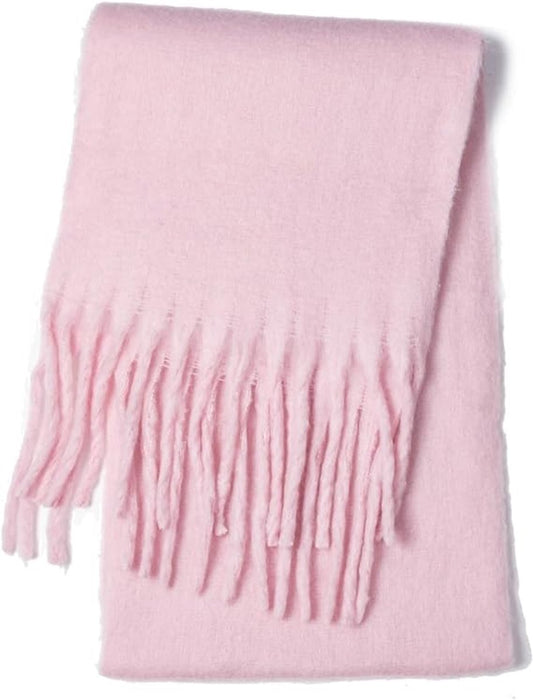 Scarf - Women's Winter Scarf - Warm and Thick Knitted Checked Scarf - Blanket Scarf - Stylish Gift - A Gift V1188-ZXY-10198