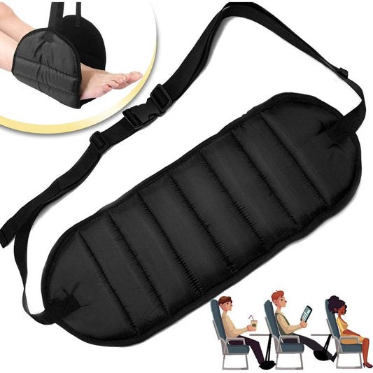Airplane Footrest - Flying Leg Hammock - Prevents Back, Leg, Knee, and Hip Pain and Stiffness - Portable V1188-ZXY-10205