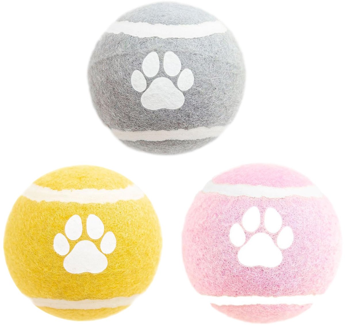 Dog Toys - 3-pack - Dog Puzzle - Interactive - sturdy elastic felt dog balls for retrieving - interactive dog V1188-ZXY-10206
