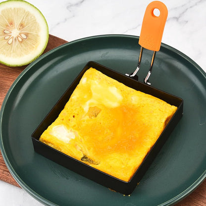 Egg Packaging - Pack of 4 - Egg Packaging - Square Egg Packaging - Non-stick Stainless Steel Square Shape - V1188-ZXY-10209