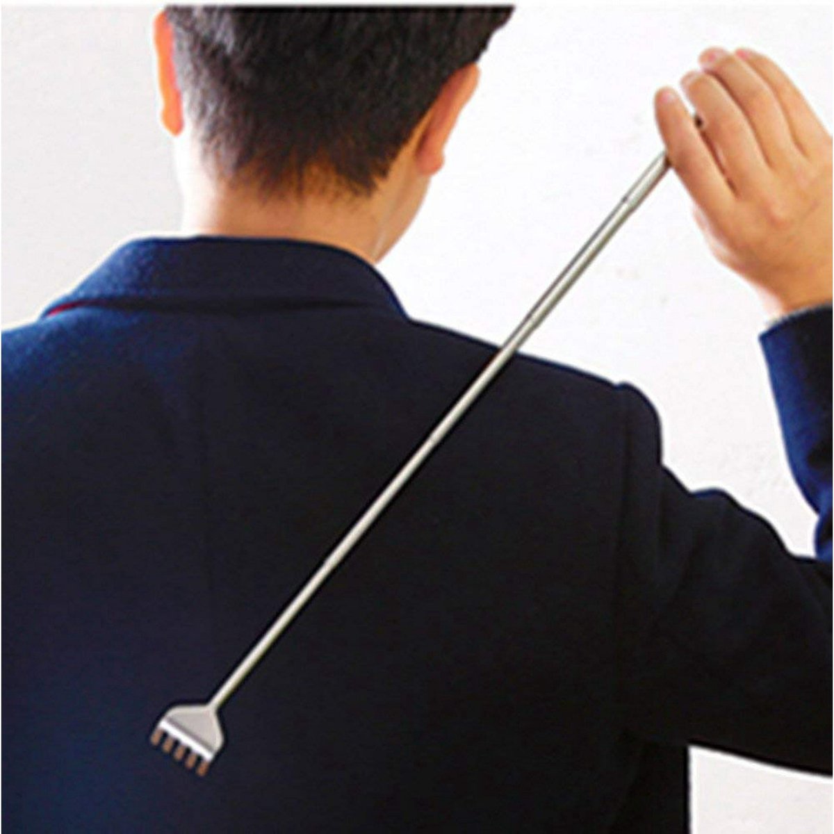 Professional Retractable Back Massager - Stainless Steel - Itch Reliever - Retractable - Body Massager V1188-ZXY-10214