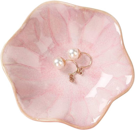 Ceramic Jewelry Bowl - Room Decor, Key Holder, Ring Holder, Jewelry Tray, Jewelry Tray, Drip Tray, Bedside V1188-ZXY-10224