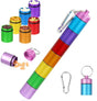 Small travel pill box - 7 compartments - waterproof - airtight V1188-ZXY-10227