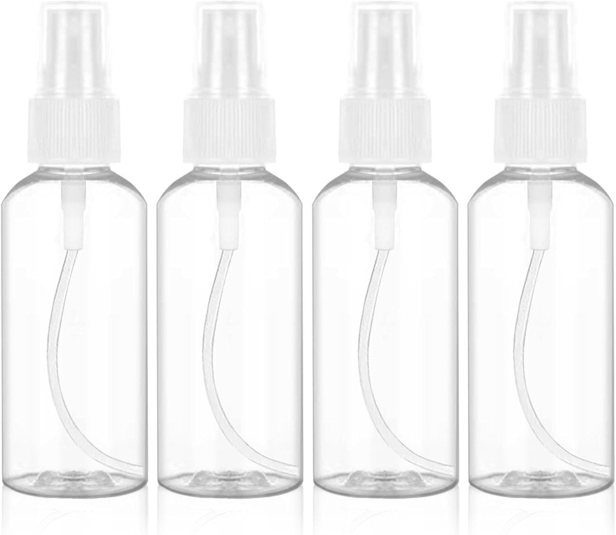Spray Bottles (4-pack) - Refillable Plastic Spray Bottles - 50ml Spray Bottles - Empty Aerosol Cans - For V1188-ZXY-10231
