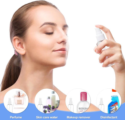 Spray Bottles (4-pack) - Refillable Plastic Spray Bottles - 50ml Spray Bottles - Empty Aerosol Cans - For V1188-ZXY-10231