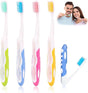 4-pack toothbrushes - Travel toothbrushes - Foldable toothbrushes - Foldable travel toothbrushes - Portable V1188-ZXY-10236