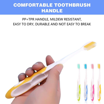4-pack toothbrushes - Travel toothbrushes - Foldable toothbrushes - Foldable travel toothbrushes - Portable V1188-ZXY-10236