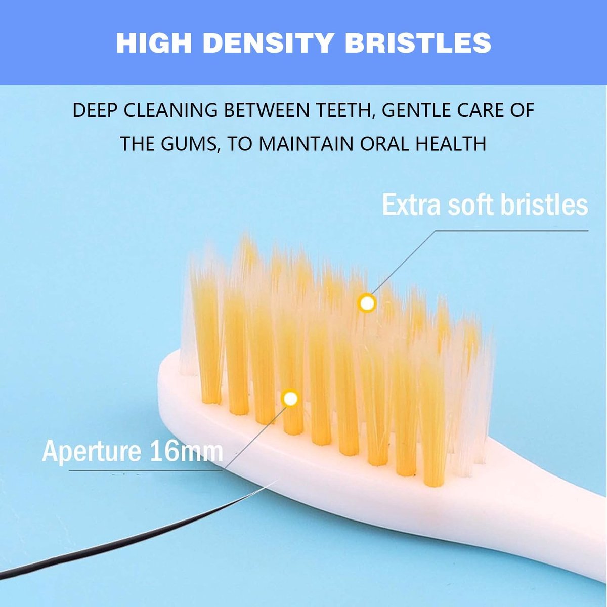 4-pack toothbrushes - Travel toothbrushes - Foldable toothbrushes - Foldable travel toothbrushes - Portable V1188-ZXY-10236