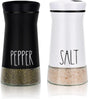 2-piece - stainless steel - with adjustable spout - farmhouse style - salt and pepper shaker V1188-ZXY-10242