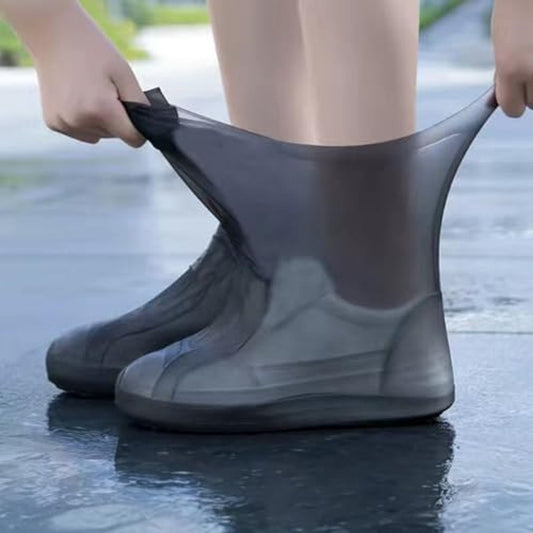 Overshoes - 1 Pair - Waterproof Silicone Overshoes - Reusable, Non-slip, Suitable for Outdoor Activities V1188-ZXY-10251