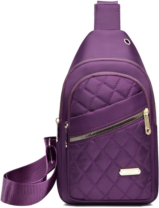 Unisex Shoulder Bag - 5 Storage Pockets & Cable Grommet - Women's Crossbody Bag - Men's Crossbody Bag - V1188-ZXY-10259