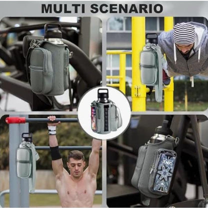 Magnetic Sports Bag with Adjustable Shoulder Strap - Includes Water Bottle Holder and Pocket - for Sports, V1188-ZXY-10264