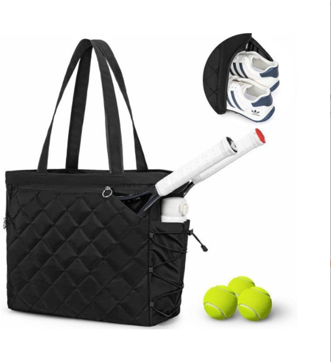 Backpack - Tennis bag - Handbag - Sports bag - Waterproof racket bag - Suitable for multiple rackets with V1188-ZXY-10266