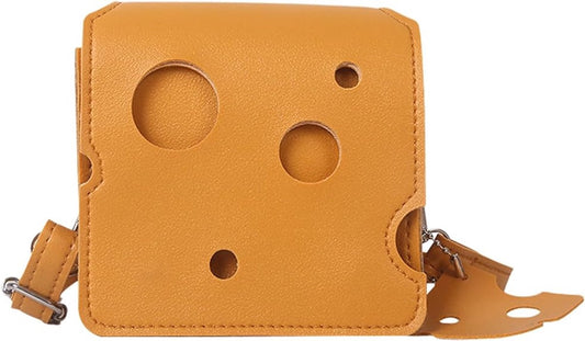 Storage Bag - Shoulder Bag - Mini Shoulder Bag - Cheese-shaped - Women's Fashion Bag (Square) V1188-ZXY-10267
