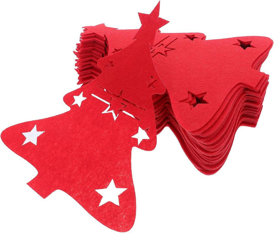 Placemats - Set of 48 - Christmas placemats - heat-resistant and waterproof - suitable for Christmas parties V1188-ZXY-10269