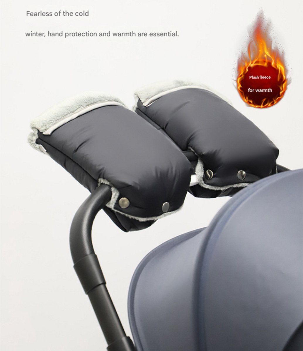 Warm gloves for strollers - water-repellent gloves for winter and snowy days - cold-resistant gloves for V1188-ZXY-10273