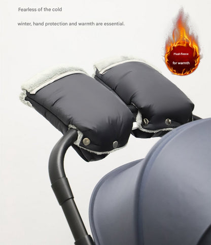 Warm gloves for strollers - water-repellent gloves for winter and snowy days - cold-resistant gloves for V1188-ZXY-10273