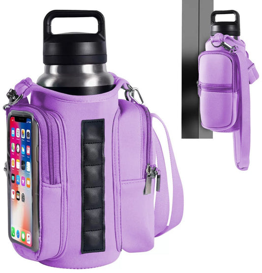 Magnetic Sports Bag with Adjustable Shoulder Strap - Includes Water Bottle Holder and Pocket - for Sports, V1188-ZXY-10283