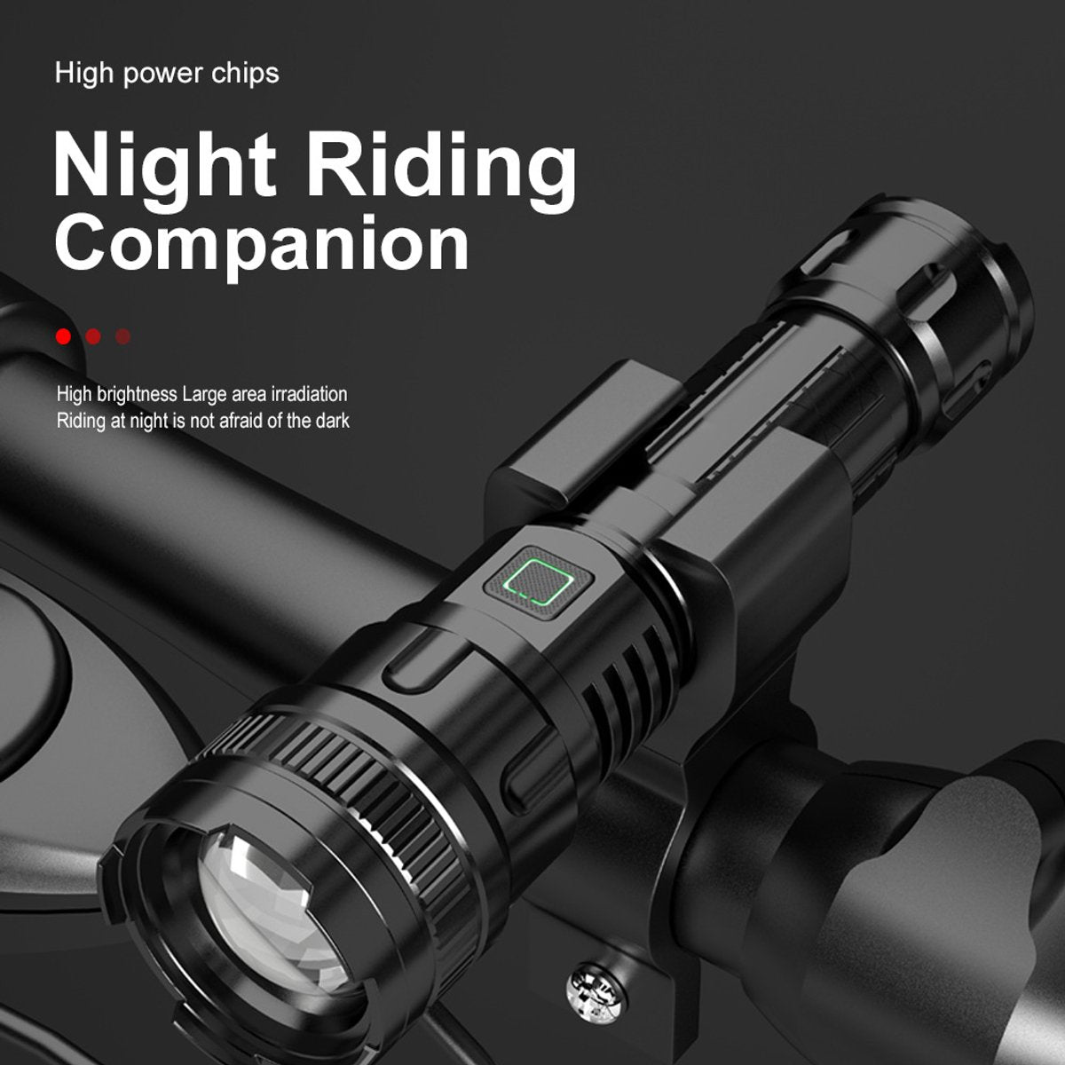 LED Flashlight - With Zoom Function & Waterproof - LED Flashlight - With Zoom Function & Waterproof - V1188-ZXY-10288