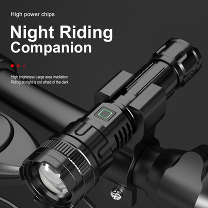 LED Flashlight - With Zoom Function & Waterproof - LED Flashlight - With Zoom Function & Waterproof - V1188-ZXY-10288