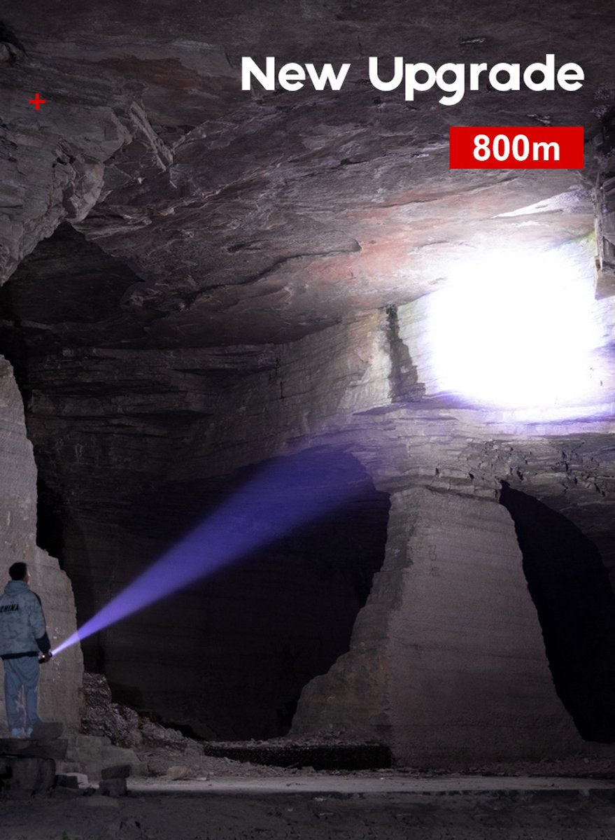 LED Flashlight - With Zoom Function & Waterproof - LED Flashlight - With Zoom Function & Waterproof - V1188-ZXY-10288