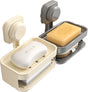 Soapbox - suction cup household high-end drain soap rack - soapbox - bathroom - toilet - wall-mounted - V1188-ZXY-10292