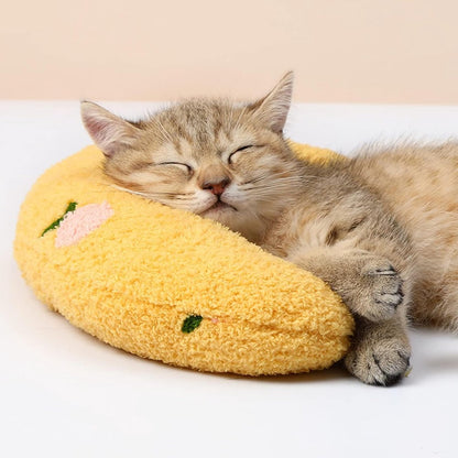 Pet Cushion - Soft Plush Pet Cushion - Cute Patterned Pet Mat - Comfortable Neck Support - Suitable for Cats V1188-ZXY-10298
