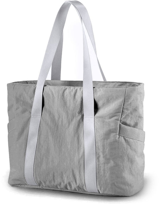 Women's Bags - Women's Shopper with Zipper - Large Shoulder Bags / Women's Tote Bags - Shoulder Bags - Laptop V1188-ZXY-10303